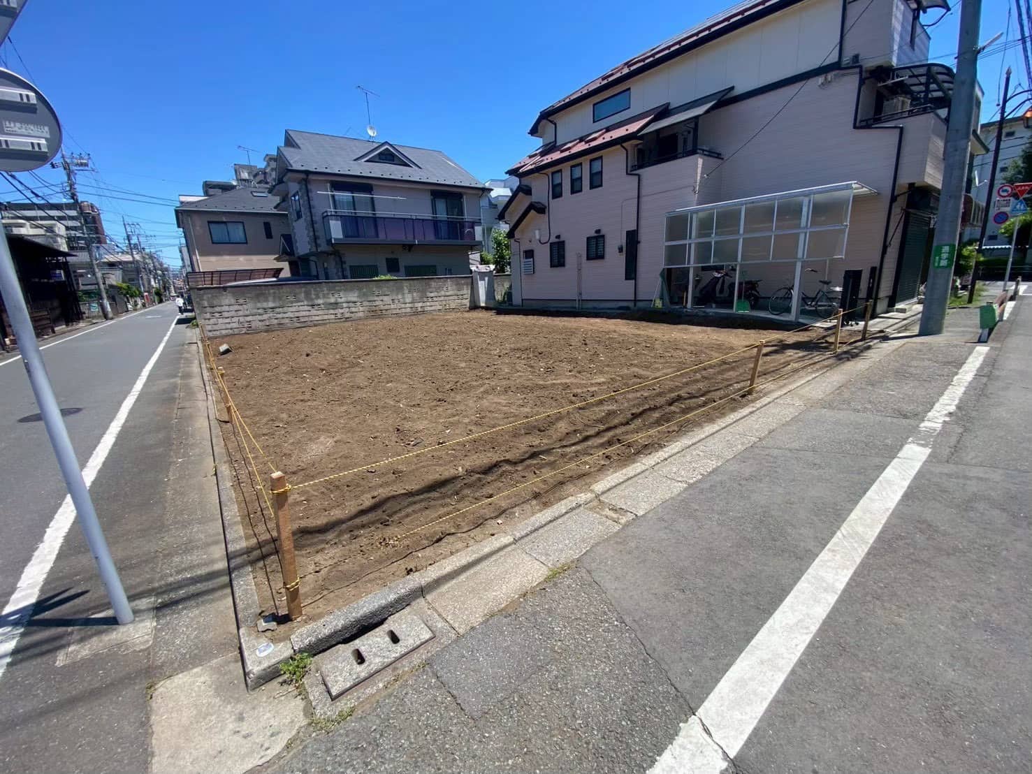 解体と整地を終えた更地